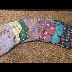 Assortment of scrub tops